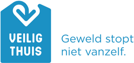 Het logo van Veilig Thuis.